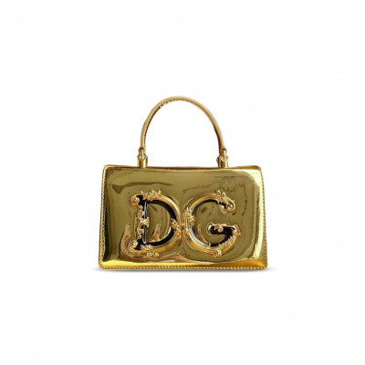 DOLCE GABBANA LEATHER SHOULDER BAG (18*10*5cm)